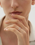Sacred Promise Moissanite Cross Ring