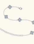 Timeless Clover Moissanite Bracelet