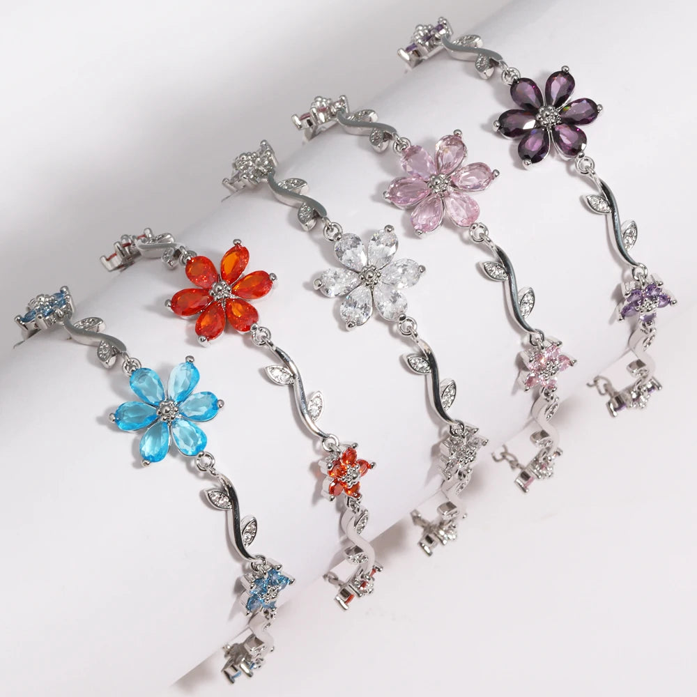 Flower Chain Bracelet - Misty and Molly