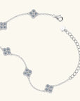 Timeless Clover Moissanite Bracelet