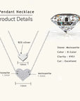 Heart-to-Heart Constellation Moissanite Necklace