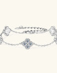 Timeless Clover Moissanite Bracelet