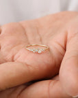 Starlight Cluster Moissanite Ring