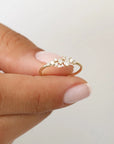 Starlight Cluster Moissanite Ring