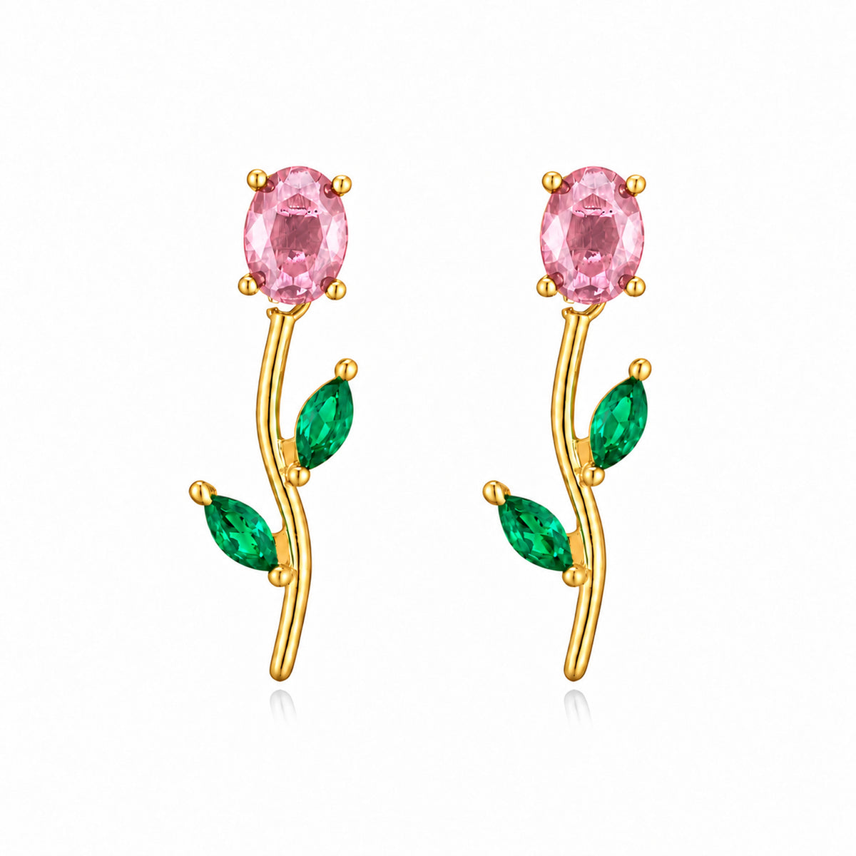 Boucles d'oreilles Harmonie Tulipe