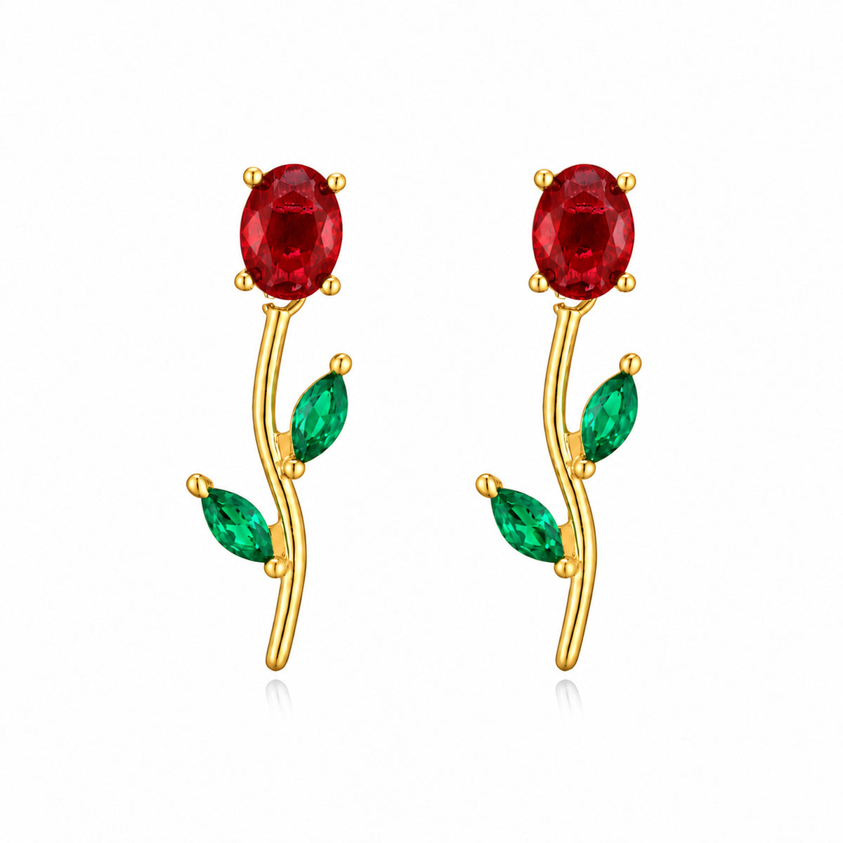 Boucles d'oreilles Harmonie Tulipe