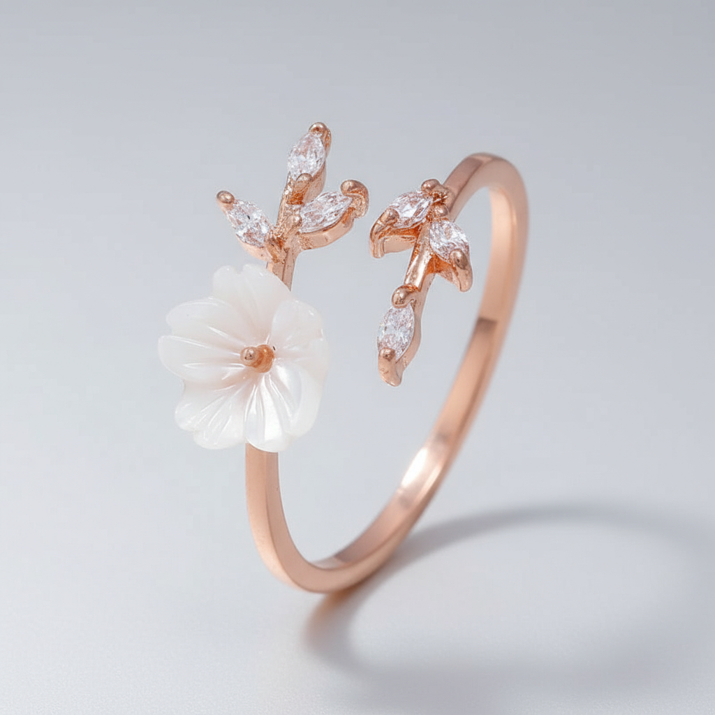 Shell Flower Ring - Misty and Molly