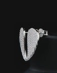 Angel’s Wings Moissanite Earrings