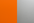 swatch, half orange half silver, full width