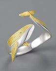 Whispers of the Deep Whale Ring