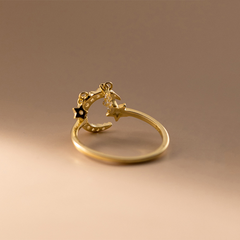 Moon and Stars Ring - Misty and Molly