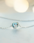 Mermaid's Tail Blue Pendant Necklace - Misty and Molly