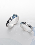 Ocean Surf Couple's Rings - Misty and Molly