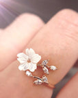 Shell Flower Ring - Misty and Molly