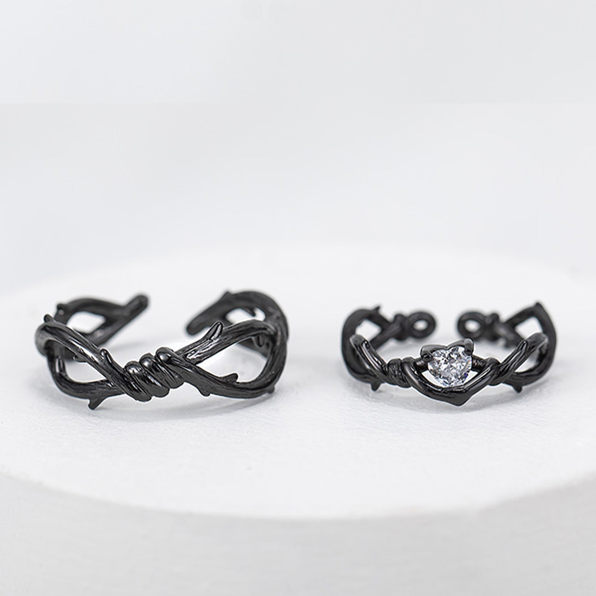 Vintage Fairytale Thorn Rings - Misty and Molly