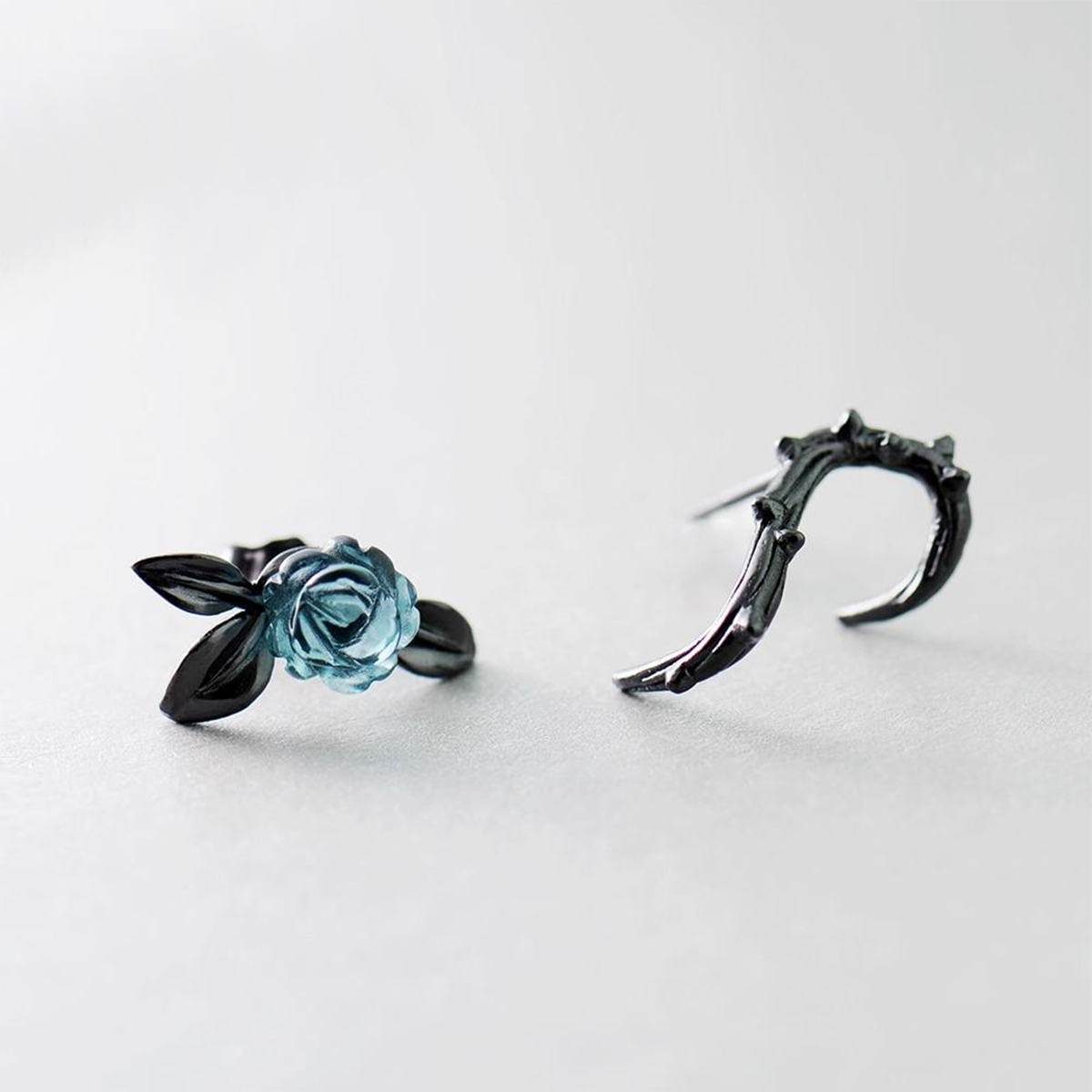 Thorns and Roses Earrings - Misty and Molly