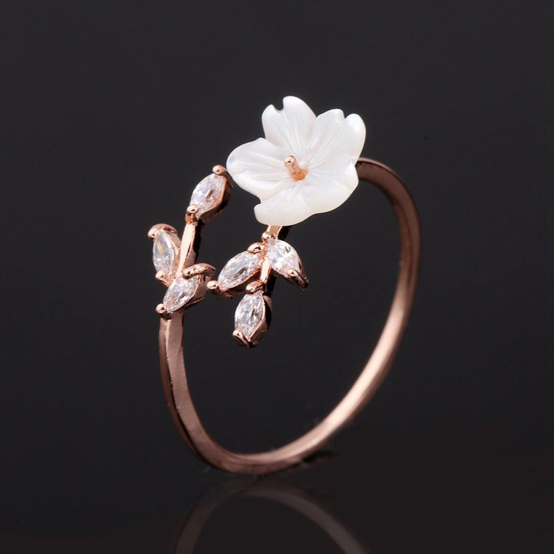 Shell Flower Ring - Misty and Molly