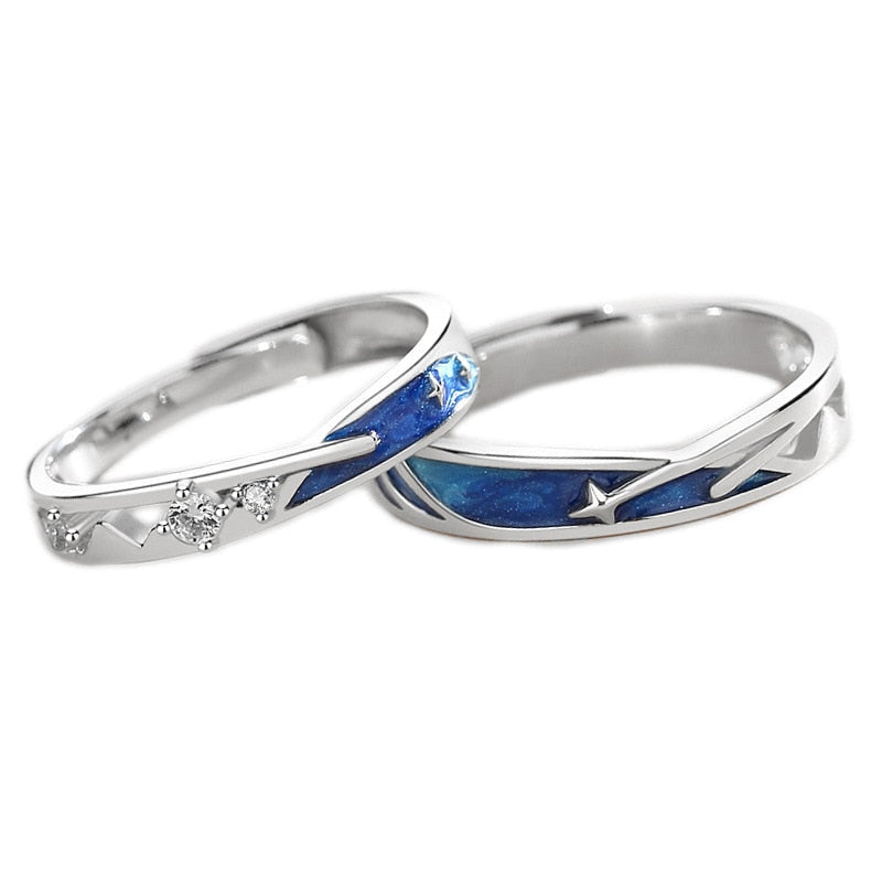Meteor Couple&#39;s Rings - Misty and Molly