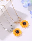 Sunflower Necklace - Misty and Molly