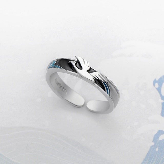 Ocean Surf Couple&#39;s Rings - Misty and Molly