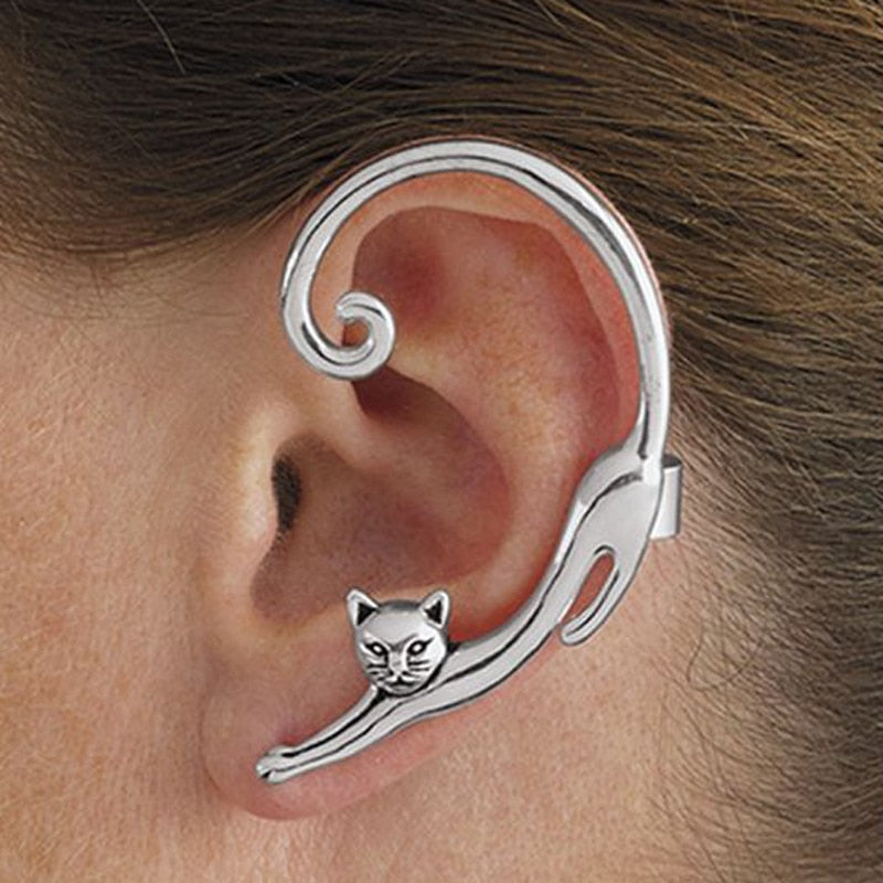 Stretching Cat Ear Cuff - Misty and Molly