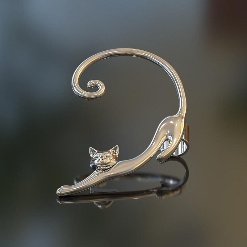 Stretching Cat Ear Cuff - Misty and Molly