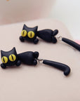 Playful Cat Earrings - Misty and Molly