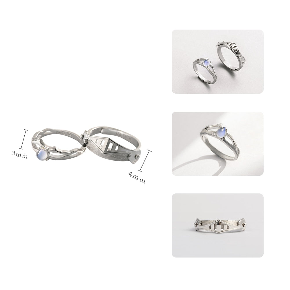 Princess and  Knight Couple's Rings - Misty and Molly