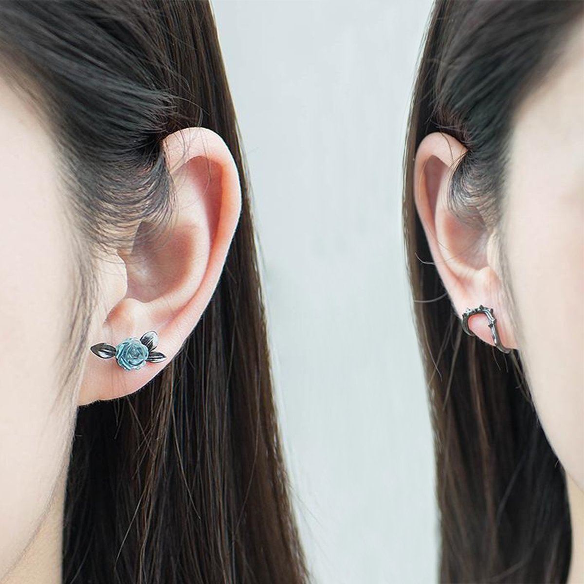 Thorns and Roses Earrings - Misty and Molly