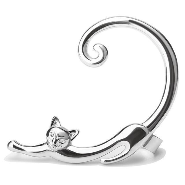 Stretching Cat Ear Cuff - Misty and Molly